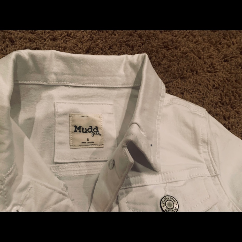 Girls white Jean Denim Jacket